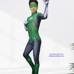 Disfraz sexis de superhéroe de Linterna Verde para hombre